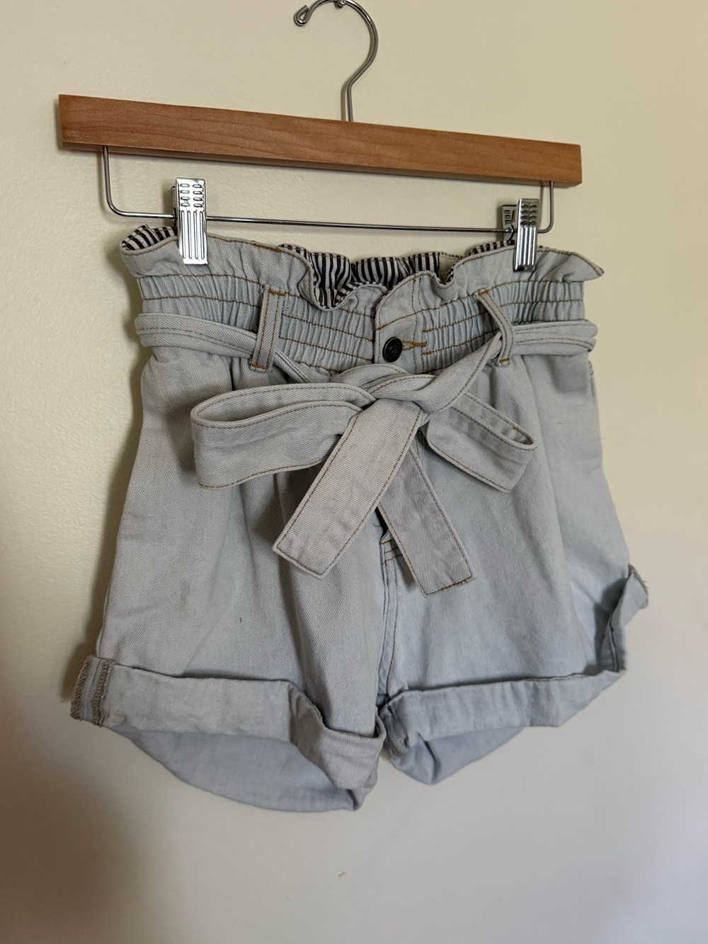 Wishlist Jeans Denim Paperbag Shorts